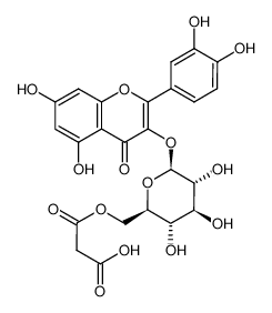 quercetin 3-O-(6-O-malonyl-β-D-glucoside) 96862-01-0