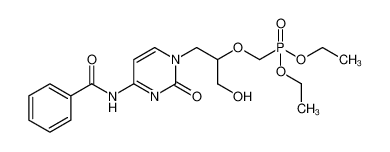 P-[[(1S)-2-[4-(苯甲酰氨基)-2-氧代-1(2H)-嘧啶基]-1-(羟甲基)乙氧基]甲基]膦酸二乙酯