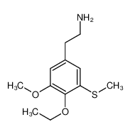 90132-37-9 2-(4-ethoxy-3-methoxy-5-methylsulfanylphenyl)ethanamine