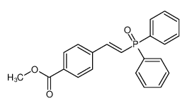 (E)-methyl 4-(2-(diphenylphosphoryl)vinyl)benzoate 1429762-75-3