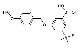 3-(4-甲氧基)苄氧基-5-三氟甲基苯基硼酸