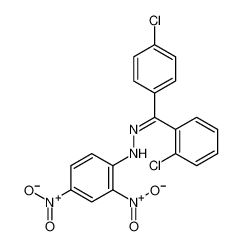 N-[(Z)-[(2-chlorophenyl)-(4-chlorophenyl)methylidene]amino]-2,4-dinitroaniline 7478-72-0