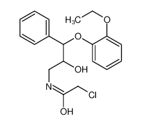 2-氯-N-[3-(2-乙氧基苯氧基)-2-羟基-3-苯基丙基]乙酰胺