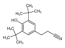 29027-77-8 spectrum, 3-(3,5-di-tert-butyl-4-hydroxy-phenyl)-propionitrile