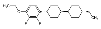 1-ethoxy-4-[4-(4-ethylcyclohexyl)cyclohexyl]-2,3-difluorobenzene 253199-08-5