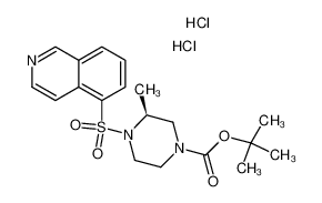 (S)-4-(Isoquinoline-5-sulfonyl)-3-methyl-piperazine-1-carboxylic acid tert-butyl ester dihydrochloride 936233-08-8