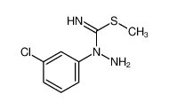 methyl N-amino-N-(3-chlorophenyl)carbamimidothioate 89522-01-0