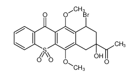 120329-25-1 structure, C21H19BrO7S