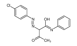 2-[(4-chlorophenyl)diazenyl]-3-oxo-N-phenylbutanamide 1693-93-2