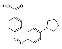 89505-23-7 1-[4-[(4-pyrrolidin-1-ylphenyl)diazenyl]phenyl]ethanone