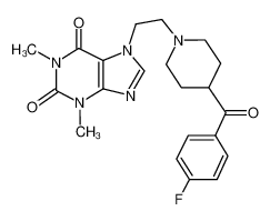 82190-91-8 structure, C21H24FN5O3