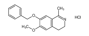 39731-79-8 spectrum, 7-(benzyloxy)-6-methoxy-1-methyl-3,4-dihydroisoquinoline hydrochloride