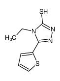 4-乙基-5-噻吩-2-基-4H-1,2,4-噻唑-3-硫醇