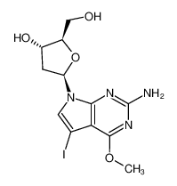 220036-88-4 structure, C12H15IN4O4