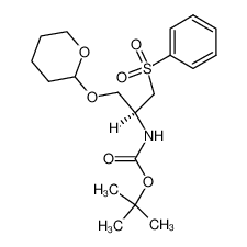 (2S)-2-叔丁氧羰基-氨基-3-苯磺酰基-1-(2-四氢吡喃基氧基)丙烷