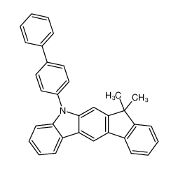 10-(biphenyl-4-yl)-12,12-dimethyl-10,12-dihydroindeno[2,1-b]carbazole 1257248-17-1