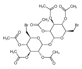 42891-34-9 structure, C24H32Br2O15