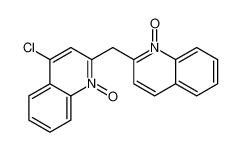 4-chloro-1-oxido-2-[(1-oxidoquinolin-1-ium-2-yl)methyl]quinolin-1-ium 92955-61-8