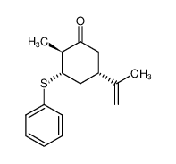 85879-89-6 spectrum, (2S,3S,5S)-5-isopropenyl-2-methyl-3-phenylsulfanylcyclohexanone