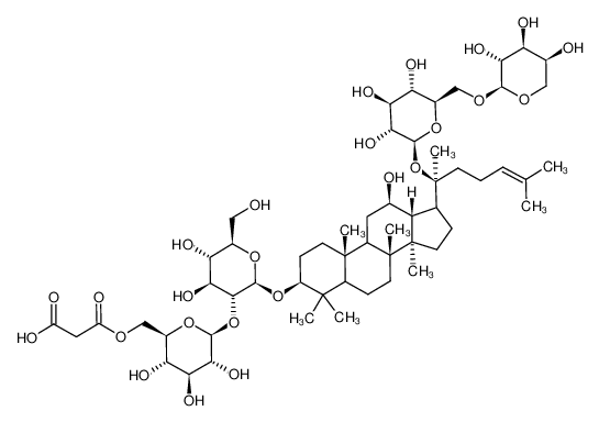 88156-44-9 malonyl-ginsenoside Rb2