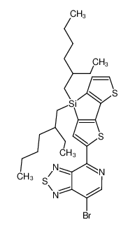 1361033-92-2 structure, C29H38BrN3S3Si