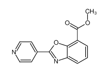 Methyl 2-(pyridin-4-yl)benzo[d]oxazole-7-carboxylate 579525-07-8