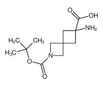 6-amino-2-[(2-methylpropan-2-yl)oxycarbonyl]-2-azaspiro[3.3]heptane-6-carboxylic acid 1363380-56-6