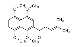 1067240-48-5 4-methyl-1-(1,4,5,8-tetramethoxynaphthalen-2-yl)pent-3-en-1-one