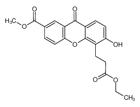 135199-66-5 7-carbomethoxy-3-hydroxy-9-oxo-9H-xanthene-4-propanoic acid ethyl ester