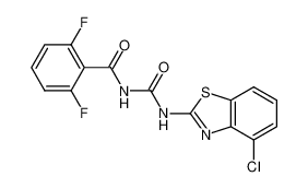 64862-33-5 structure, C15H8ClF2N3O2S