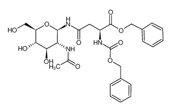 16405-05-3 2-acetamido-1-N-(1-benzyloxy-N-benzyloxycarbonyl-4-L-aspartyl)-2-deoxy-β-D-glucopyranosylamine