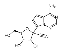 (2S,3R,4S,5R)-2-(4-aminopyrrolo[2,1-f][1,2,4]triazin-7-yl)-3,4-dihydroxy-5-(hydroxymethyl)tetrahydrofuran-2-carbonitrile