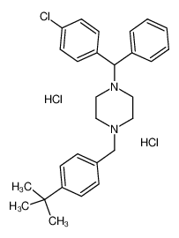 129-74-8 structure, C28H35Cl3N2