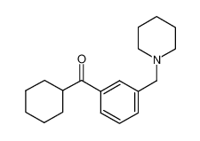 cyclohexyl-[3-(piperidin-1-ylmethyl)phenyl]methanone 898793-72-1