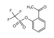 129849-05-4 spectrum, trifluoromethanesulfonic acid 2-acetylphenyl ester