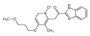 2-[[4-(3-methoxypropoxy)-3-methyl-1-oxidopyridin-1-ium-2-yl]methylsulfinyl]-1H-benzimidazole 98%