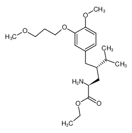 172900-99-1 ethyl (2S,4S)-2-amino-4-(4-methoxy-3-(3-methoxypropoxy)benzyl)-5-methylhexanoate