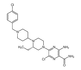 906805-42-3 structure, C23H31Cl2N7O