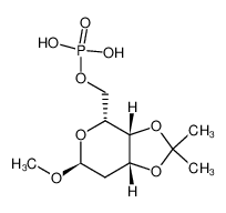 907573-39-1 spectrum, methyl-(O3,O4-isopropylidene-O6-phosphono-α-D-lyxo-2-deoxy-hexopyranoside)