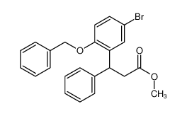 Methyl 3-[2-(benzyloxy)-5-bromophenyl]-3-phenylpropanoate 156755-24-7