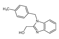 [1-[(4-methylphenyl)methyl]benzimidazol-2-yl]methanol 428856-23-9