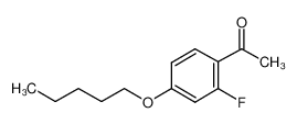 1-(2-fluoro-4-pentoxyphenyl)ethanone 96%