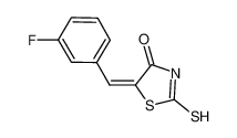 349-33-7 structure, C10H6FNOS2