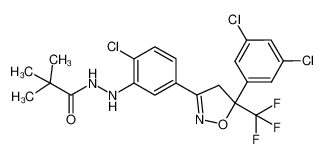 1237587-34-6 structure, C21H19Cl3F3N3O2