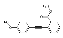 130818-20-1 spectrum, methyl 2-((4-methoxyphenyl)ethynyl)benzoate