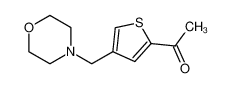 1-[4-(morpholin-4-ylmethyl)thiophen-2-yl]ethanone 924852-23-3