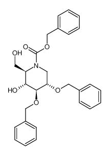 130539-14-9 spectrum, 2,3-di-O-benzyl-N-benzyloxycarbonyl-1,5-dideoxy-1,5-imino-D-glucitol