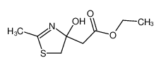 37087-49-3 (4-hydroxy-2-methyl-4,5-dihydro-thiazol-4-yl)-acetic acid ethyl ester