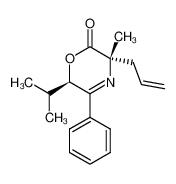 191284-36-3 (3S,6R)-3-Allyl-6-isopropyl-3-methyl-5-phenyl-3,6-dihydro-2H-1,4-oxazin-2-one