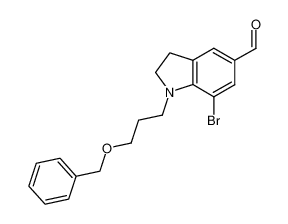 1375180-28-1 1-[3-(benzyloxy)propyl]-7-bromoindoline-5-carbaldehyde